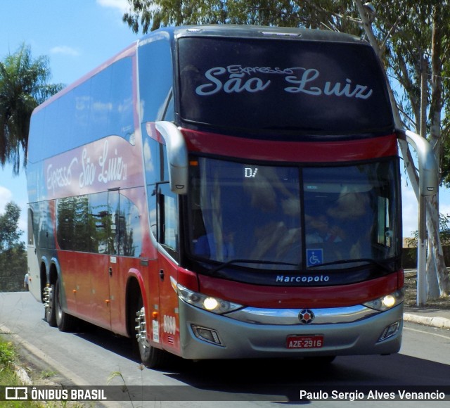 Expresso São Luiz 8080 na cidade de Cuiabá, Mato Grosso, Brasil, por Paulo Sergio Alves Venancio. ID da foto: 7939760.