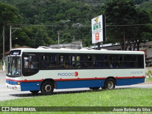 Viação Riodoce 10207 na cidade de Manhuaçu, Minas Gerais, Brasil, por Joase Batista da Silva. ID da foto: 7888936.