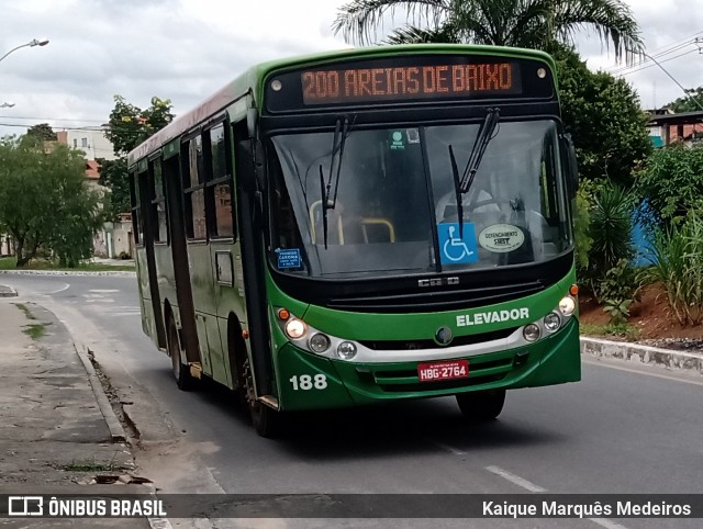 Justinópolis Transportes 188 na cidade de Ribeirão das Neves, Minas Gerais, Brasil, por Kaique Marquês Medeiros . Número da foto: #7889344.
