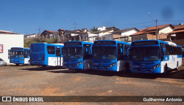 Concessionária Salvador Norte - CSN Transportes 11105 na cidade de Araxá, Minas Gerais, Brasil, por Guilherme Antonio. Número da foto: #7889885.