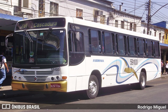 Viação Andorinha Rio 59100 na cidade de Rio de Janeiro, Rio de Janeiro, Brasil, por Rodrigo Miguel. Número da foto: #7888938.