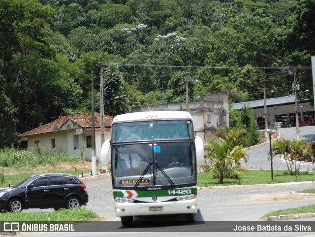 Cia. São Geraldo de Viação 14420 na cidade de Manhuaçu, Minas Gerais, Brasil, por Joase Batista da Silva. ID da foto: 7888906.