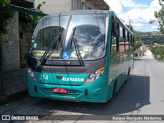 Justinópolis Transportes 214 na cidade de Ribeirão das Neves, Minas Gerais, Brasil, por Kaique Marquês Medeiros . ID da foto: 7889337.