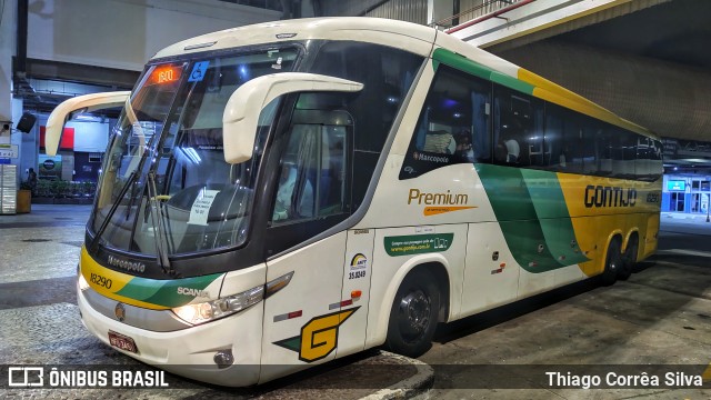 Empresa Gontijo de Transportes 18290 na cidade de Rio de Janeiro, Rio de Janeiro, Brasil, por Thiago Corrêa Silva. ID da foto: 7890384.