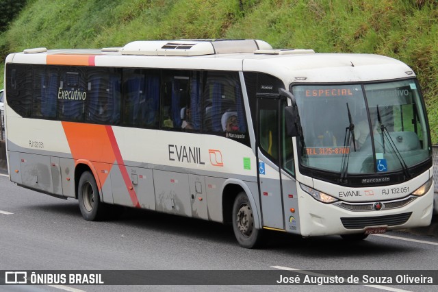 Evanil Transportes e Turismo RJ 132.051 na cidade de Piraí, Rio de Janeiro, Brasil, por José Augusto de Souza Oliveira. ID da foto: 7890838.