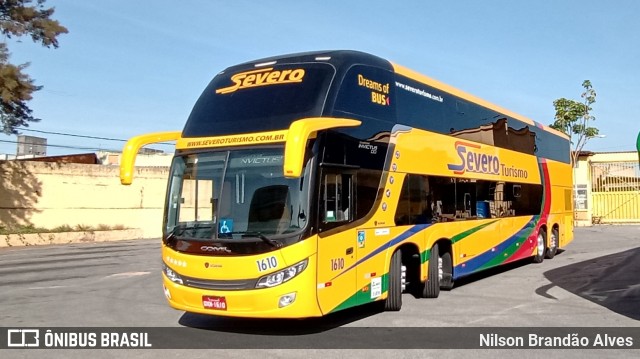 Severo Turismo 1610 na cidade de Belo Horizonte, Minas Gerais, Brasil, por Nilson Brandão Alves. Número da foto: #7891472.