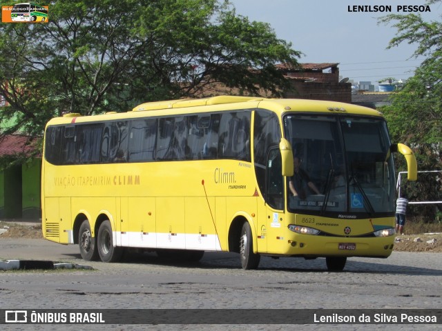 Viação Itapemirim 8623 na cidade de Caruaru, Pernambuco, Brasil, por Lenilson da Silva Pessoa. ID da foto: 7890332.