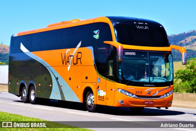 Viatur Transporte e Turismo 5515 na cidade de Roseira, São Paulo, Brasil, por Adriano Duarte. Número da foto: #7890034.