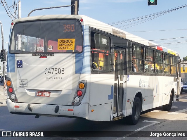 Viação Redentor C47508 na cidade de Rio de Janeiro, Rio de Janeiro, Brasil, por Jorge Gonçalves. Número da foto: #7941127.