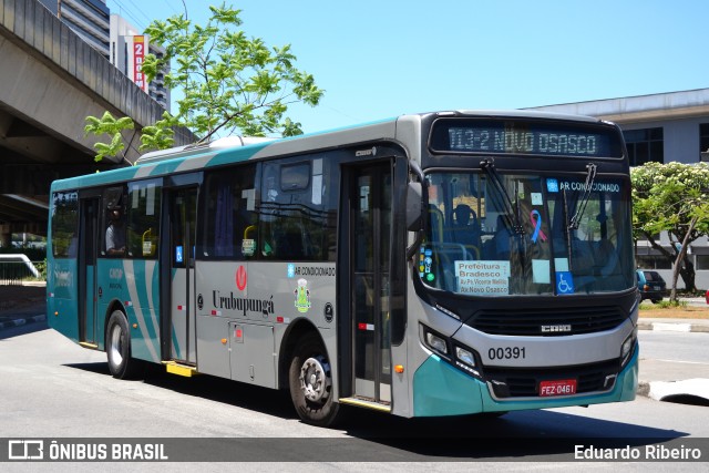 Auto Viação Urubupungá 00391 na cidade de Osasco, São Paulo, Brasil, por Eduardo Ribeiro. ID da foto: 7941106.