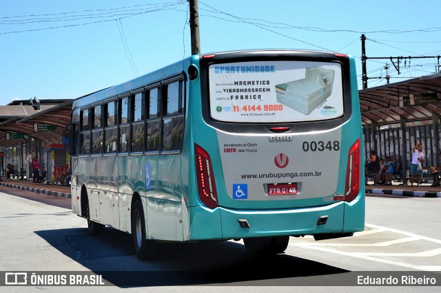 Auto Viação Urubupungá 00348 na cidade de Osasco, São Paulo, Brasil, por Eduardo Ribeiro. Número da foto: #7941099.