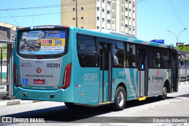 Auto Viação Urubupungá 00391 na cidade de Osasco, São Paulo, Brasil, por Eduardo Ribeiro. ID da foto: 7941107.