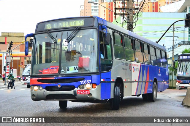 Viação Pirajuçara 11.657 na cidade de São Paulo, São Paulo, Brasil, por Eduardo Ribeiro. Número da foto: #7943133.