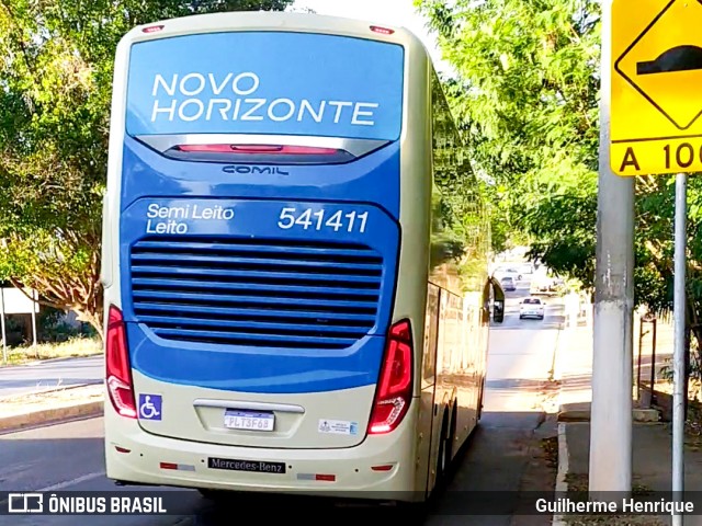 Viação Novo Horizonte 541411 na cidade de Cuiabá, Mato Grosso, Brasil, por Guilherme Henrique. ID da foto: 7943365.