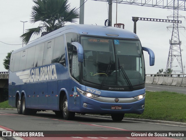 Viação Águia Branca 24730 na cidade de Vitória, Espírito Santo, Brasil, por Giovani de Souza Pereira. Número da foto: #7941389.