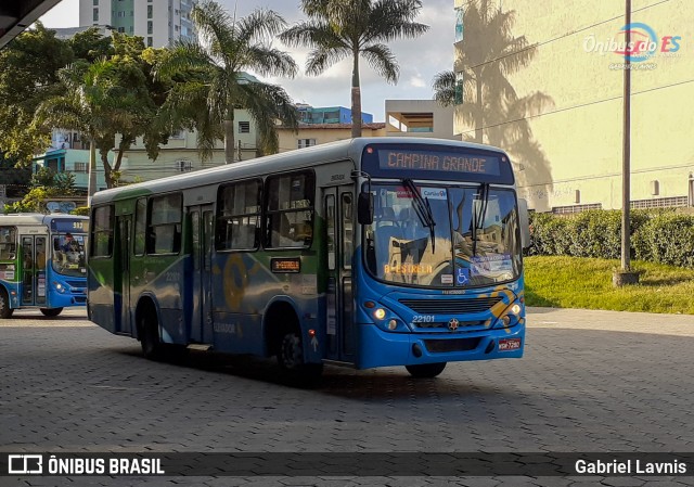 Nova Transporte 22101 na cidade de Cariacica, Espírito Santo, Brasil, por Gabriel Lavnis. Número da foto: #7940900.