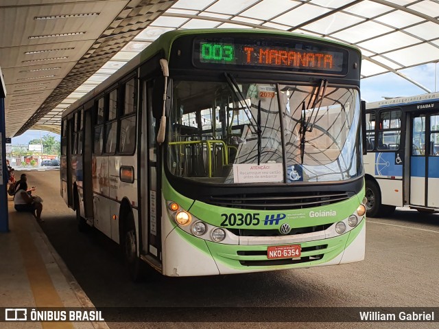 HP Transportes Coletivos 20305 na cidade de Goiânia, Goiás, Brasil, por William Gabriel. Número da foto: #7941591.