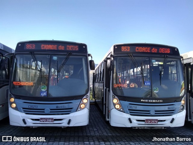 Transportes Futuro C30218 na cidade de Rio de Janeiro, Rio de Janeiro, Brasil, por Jhonathan Barros. ID da foto: 7943975.