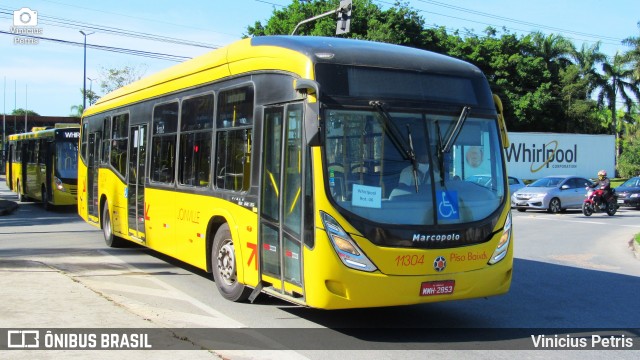 Gidion Transporte e Turismo 11304 na cidade de Joinville, Santa Catarina, Brasil, por Vinicius Petris. ID da foto: 7945685.