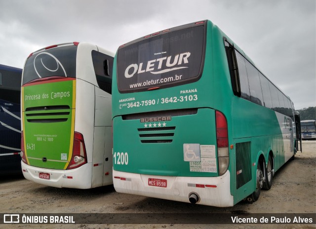 Oletur Transportadora Turística 1200 na cidade de Aparecida, São Paulo, Brasil, por Vicente de Paulo Alves. ID da foto: 7944905.