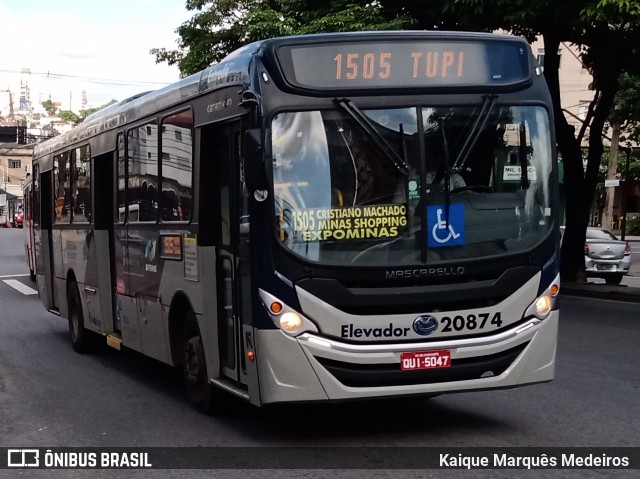 Viação Progresso 20874 na cidade de Belo Horizonte, Minas Gerais, Brasil, por Kaique Marquês Medeiros . Número da foto: #7946110.