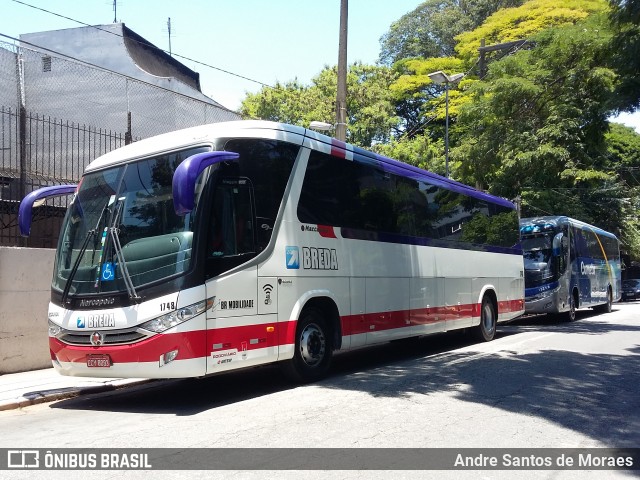 Breda Transportes e Serviços 1748 na cidade de São Paulo, São Paulo, Brasil, por Andre Santos de Moraes. ID da foto: 7944068.