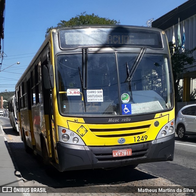 Viação Sul Fluminense 1249 na cidade de Volta Redonda, Rio de Janeiro, Brasil, por Matheus Martins da Silva. ID da foto: 7945453.