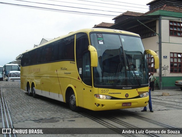 Viação Itapemirim 5517 na cidade de Rio de Janeiro, Rio de Janeiro, Brasil, por André Luiz Gomes de Souza. ID da foto: 7945315.