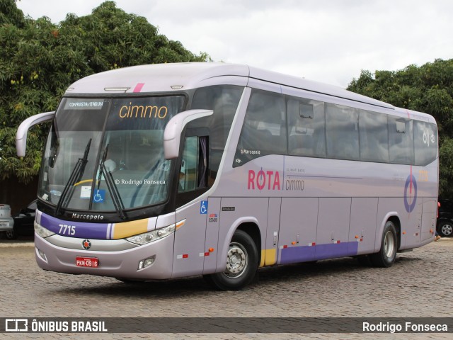 Rota Transportes Rodoviários 7715 na cidade de Vitória da Conquista, Bahia, Brasil, por Rodrigo Fonseca. Número da foto: #7944175.