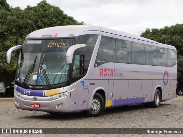 Rota Transportes Rodoviários 7715 na cidade de Vitória da Conquista, Bahia, Brasil, por Rodrigo Fonseca. ID da foto: 7944175.