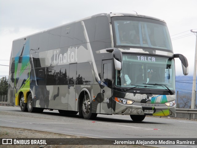 Buses Linatal 196 na cidade de San Fernando, Colchagua, Libertador General Bernardo O'Higgins, Chile, por Jeremias Alejandro Medina Ramirez. Número da foto: #7945632.