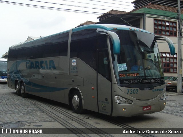 Viação Garcia 7302 na cidade de Rio de Janeiro, Rio de Janeiro, Brasil, por André Luiz Gomes de Souza. ID da foto: 7945343.