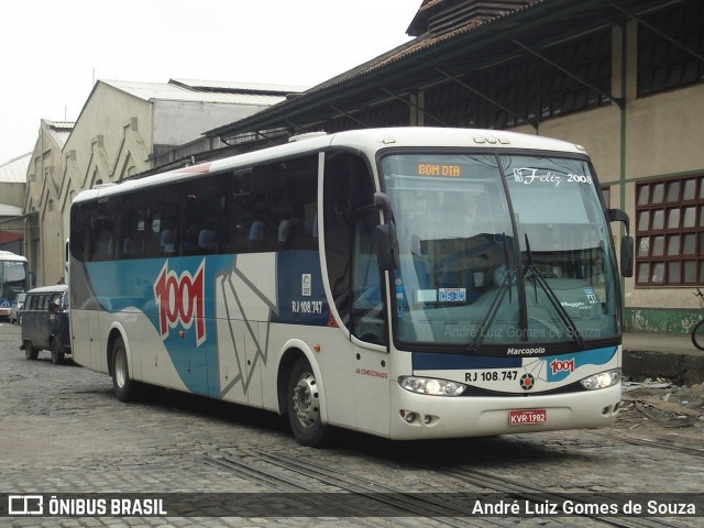 Auto Viação 1001 RJ 108.747 na cidade de Rio de Janeiro, Rio de Janeiro, Brasil, por André Luiz Gomes de Souza. ID da foto: 7945251.