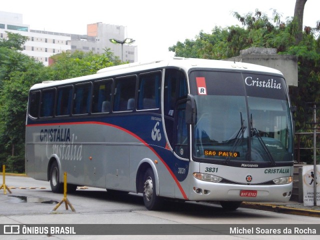 Expresso Cristália 3831 na cidade de São Paulo, São Paulo, Brasil, por Michel Soares da Rocha. Número da foto: #7944445.