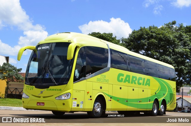 Viação Garcia 7739 na cidade de Maringá, Paraná, Brasil, por José Melo. ID da foto: 7944780.