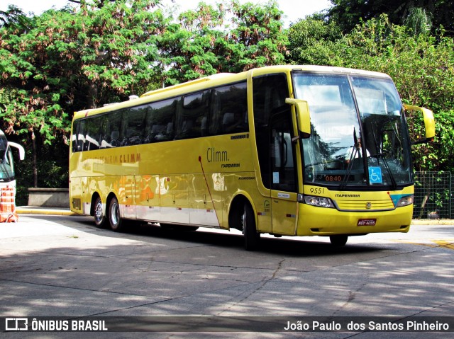 Viação Itapemirim 9551 na cidade de São Paulo, São Paulo, Brasil, por João Paulo  dos Santos Pinheiro. ID da foto: 7948894.