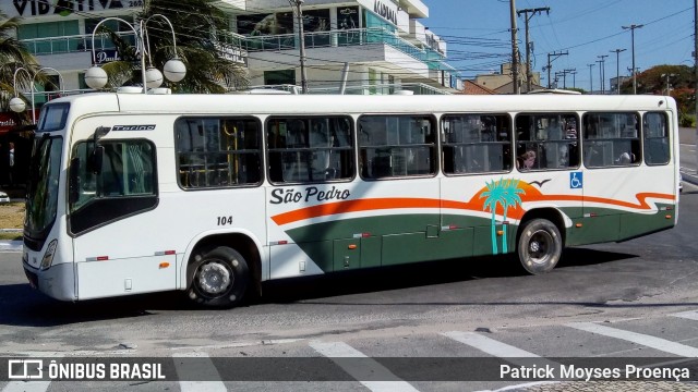Viação São Pedro da Aldeia 104 na cidade de São Pedro da Aldeia, Rio de Janeiro, Brasil, por Patrick Moyses Proença. Número da foto: #7949419.