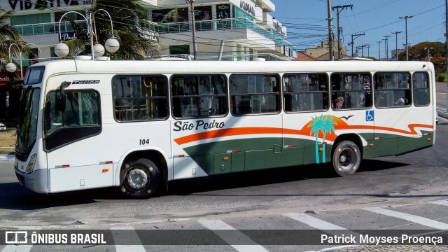 Viação São Pedro da Aldeia 104 na cidade de São Pedro da Aldeia, Rio de Janeiro, Brasil, por Patrick Moyses Proença. ID da foto: 7949419.