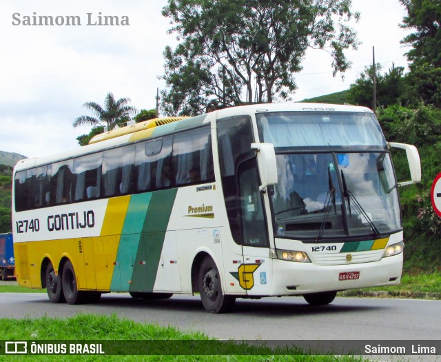 Empresa Gontijo de Transportes 12740 na cidade de Manhuaçu, Minas Gerais, Brasil, por Saimom  Lima. ID da foto: 7948623.