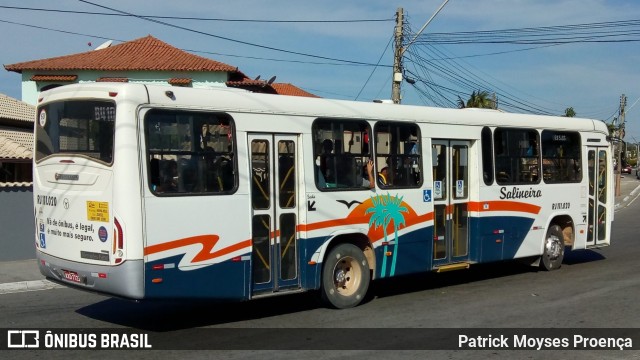 Auto Viação Salineira RJ 111.020 na cidade de São Pedro da Aldeia, Rio de Janeiro, Brasil, por Patrick Moyses Proença. ID da foto: 7949467.