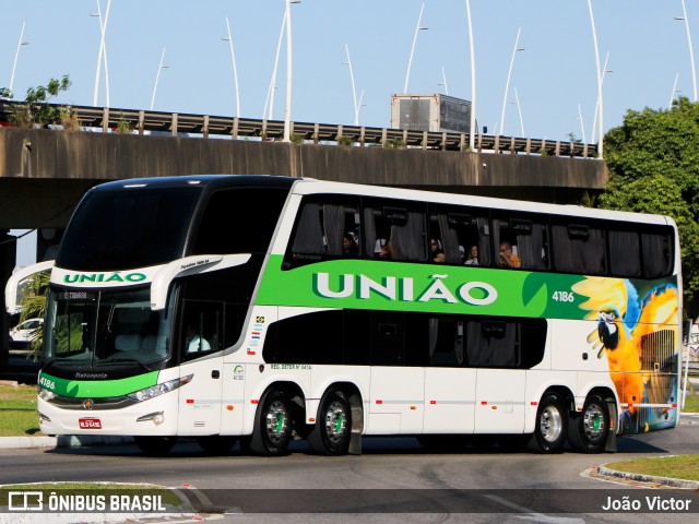 Empresa União de Transportes 4186 na cidade de Florianópolis, Santa Catarina, Brasil, por João Victor. Número da foto: #7948960.