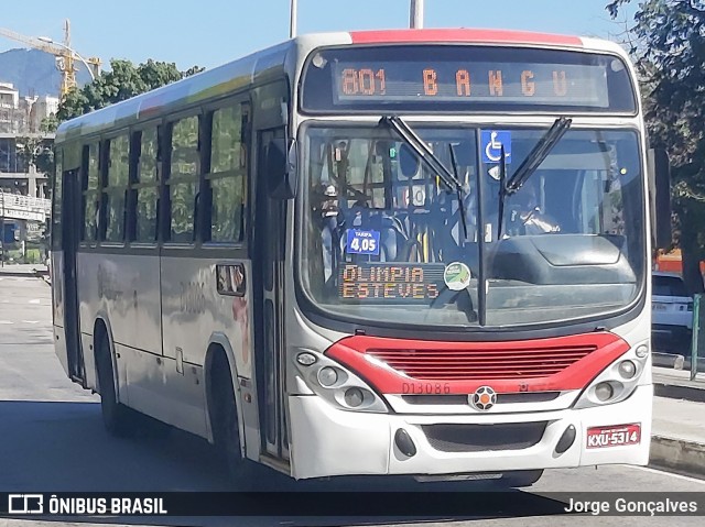 Transportes Barra D13086 na cidade de Rio de Janeiro, Rio de Janeiro, Brasil, por Jorge Gonçalves. ID da foto: 7948747.