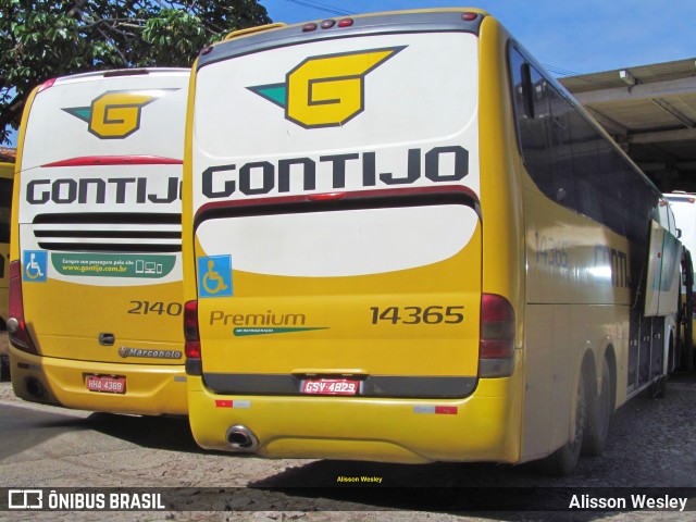 Empresa Gontijo de Transportes 14365 na cidade de Fortaleza, Ceará, Brasil, por Alisson Wesley. ID da foto: 7947485.