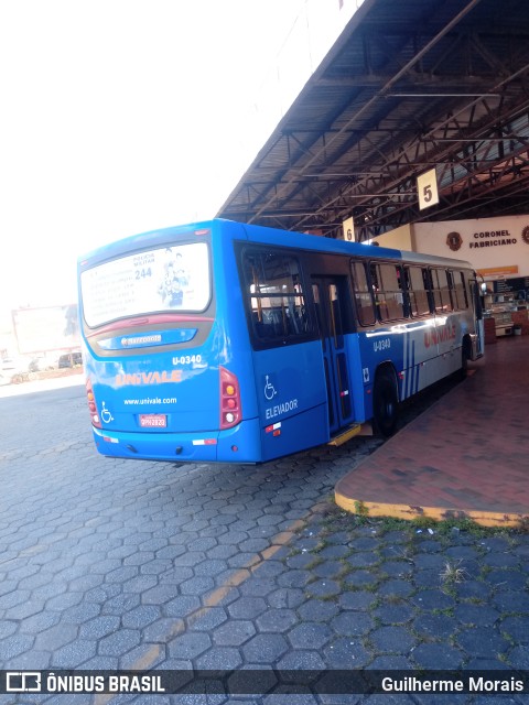Univale Transportes U-0340 na cidade de Coronel Fabriciano, Minas Gerais, Brasil, por Guilherme Morais. Número da foto: #7949098.