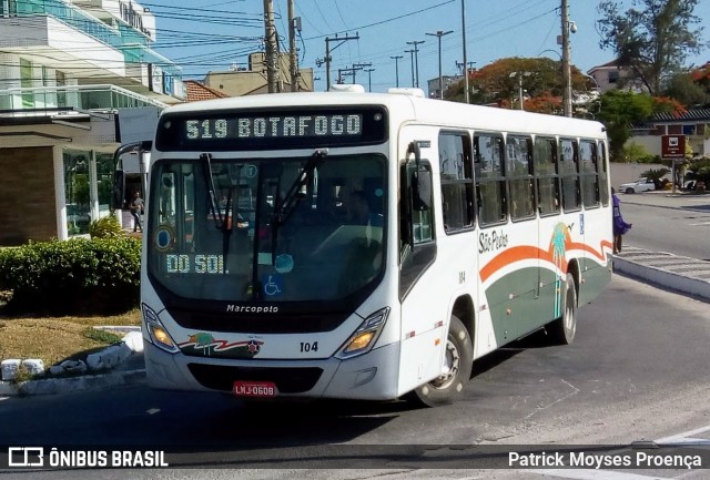 Viação São Pedro da Aldeia 104 na cidade de São Pedro da Aldeia, Rio de Janeiro, Brasil, por Patrick Moyses Proença. ID da foto: 7949401.