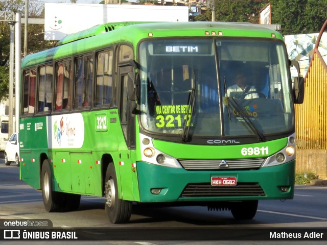 Viação Santa Edwiges 69811 na cidade de Contagem, Minas Gerais, Brasil, por Matheus Adler. Número da foto: #7949095.