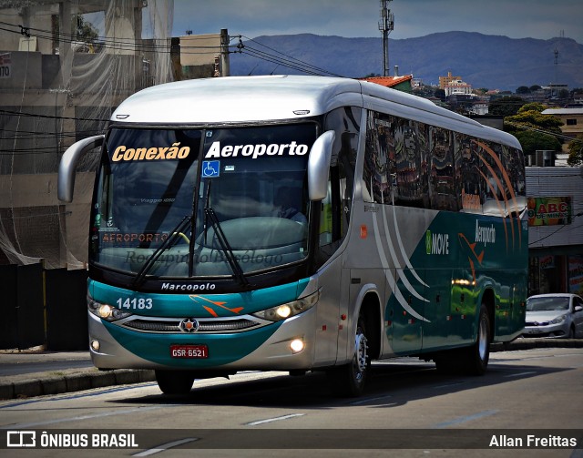 Expresso Unir 14183 na cidade de Belo Horizonte, Minas Gerais, Brasil, por Allan Freittas. ID da foto: 7946684.