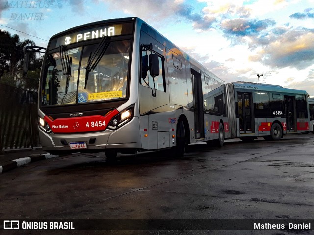 Express Transportes Urbanos Ltda 4 8454 na cidade de São Paulo, São Paulo, Brasil, por Matheus  Daniel. ID da foto: 7949710.