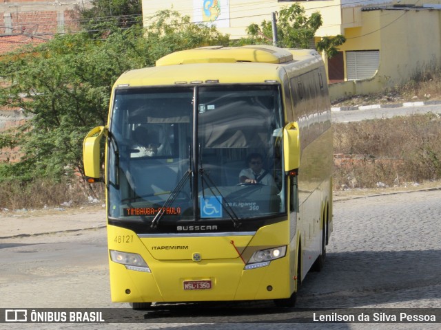 Viação Itapemirim 48121 na cidade de Caruaru, Pernambuco, Brasil, por Lenilson da Silva Pessoa. ID da foto: 7950327.