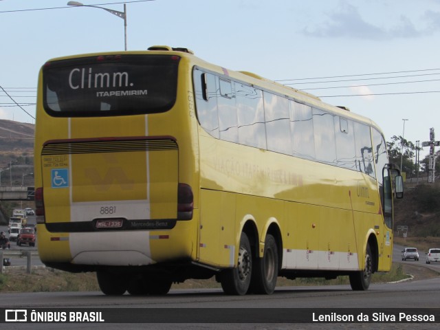 Viação Itapemirim 8881 na cidade de Caruaru, Pernambuco, Brasil, por Lenilson da Silva Pessoa. ID da foto: 7951130.